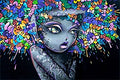 MUTU African American Graffiti Art Sexy girl Wall Canvas Painting Print And Posters Home Decor Picture For Living Room No Frame