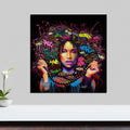 Africa American Woman Poster Wall Art Canvas Print Fabric Poster Or Canvas Painting Decor Unframed