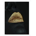 Modern Photo Pictures Black Sexy Girl Lips Gold Canvas Painting Wall Art For Living Room Home Decor Posters and Prints