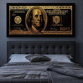 Drop Shipping Canvas Paintings Black Poster Wall Art Pictures For Room Canvas Art Dollar Gold Morden Pictures Canvas Posters