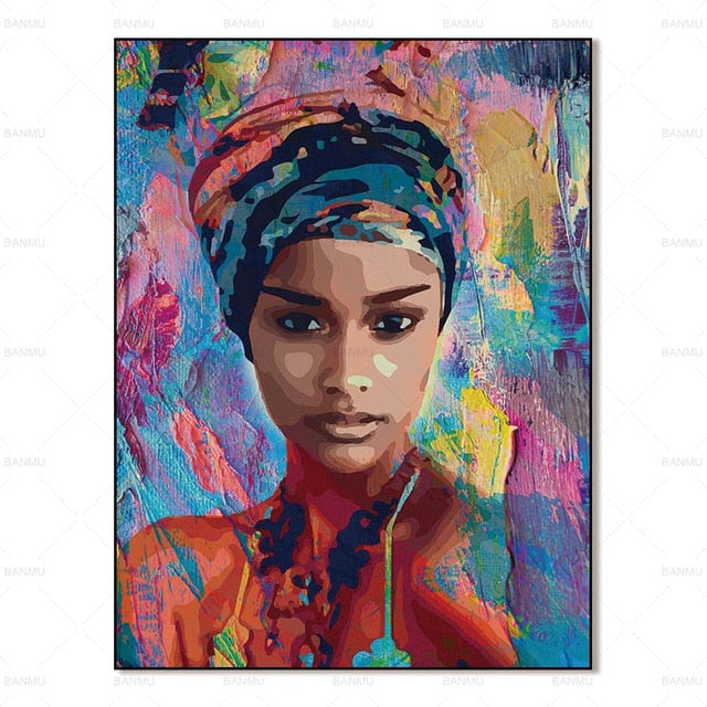 Wall art Paintings for wall Pictures abstract  figure painting art  prints poster home decoration for living room portrait art